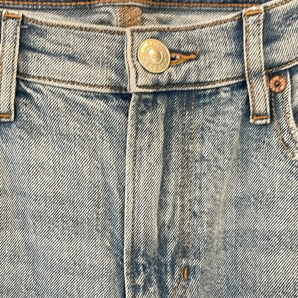 American Eagle ‘90s Bootcut Distressed Jeans 10 Regular Light Wash Denim Vintage - Picture 4 of 16